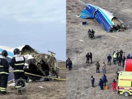 EE.UU. sugiere que avión de Azerbaiyán Airlines pudo ser derribado por Rusia.