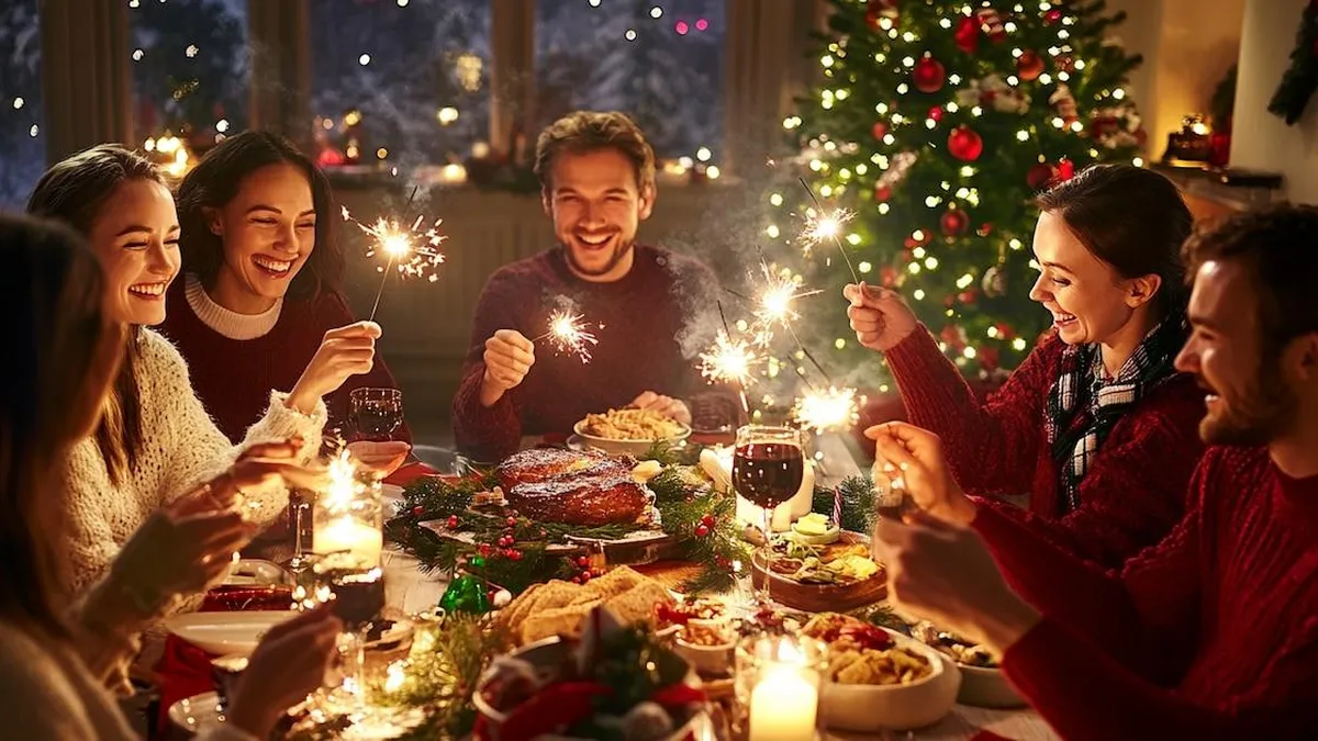 Ideas creativas para decorar tu mesa en Nochebuena y Navidad.