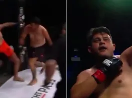 El impresionante nocaut del "peleador de un brazo" sorprende al mundo y a un ex campeón.