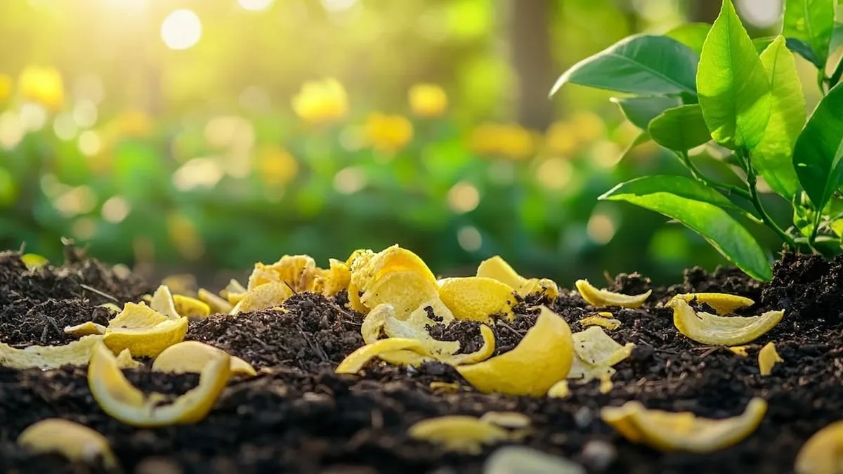 Cáscaras de limón: un abono natural que enriquece el suelo de tu jardín.