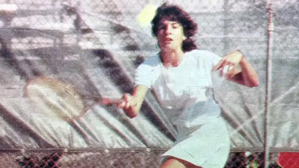 Gabriela Sabatini celebra su inolvidable Navidad y el inicio de su brillante carrera.