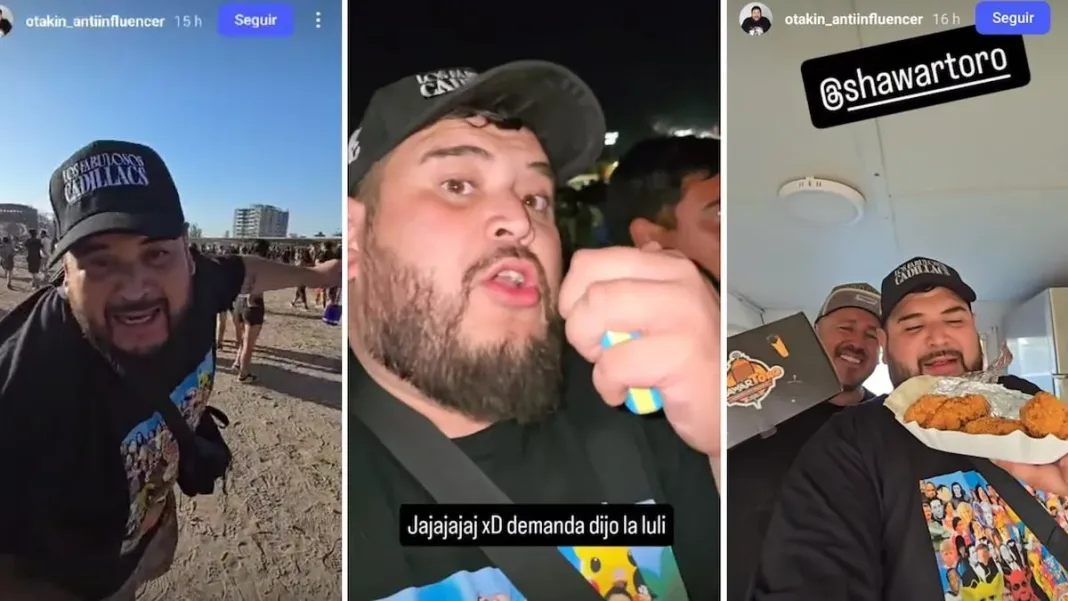 Otakin en Santiago Rocks: un VIP interrumpido y la seguridad en acción.