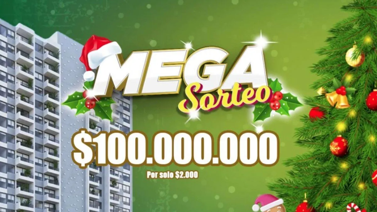 Participa en el 'Mega Sorteo' y gana $100 millones. ¡No te lo pierdas!
