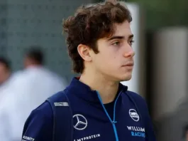 Franco Colapinto celebra su debut en Fórmula 1: un sueño hecho realidad.