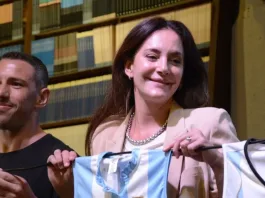 La estatua de Luciana Aymar