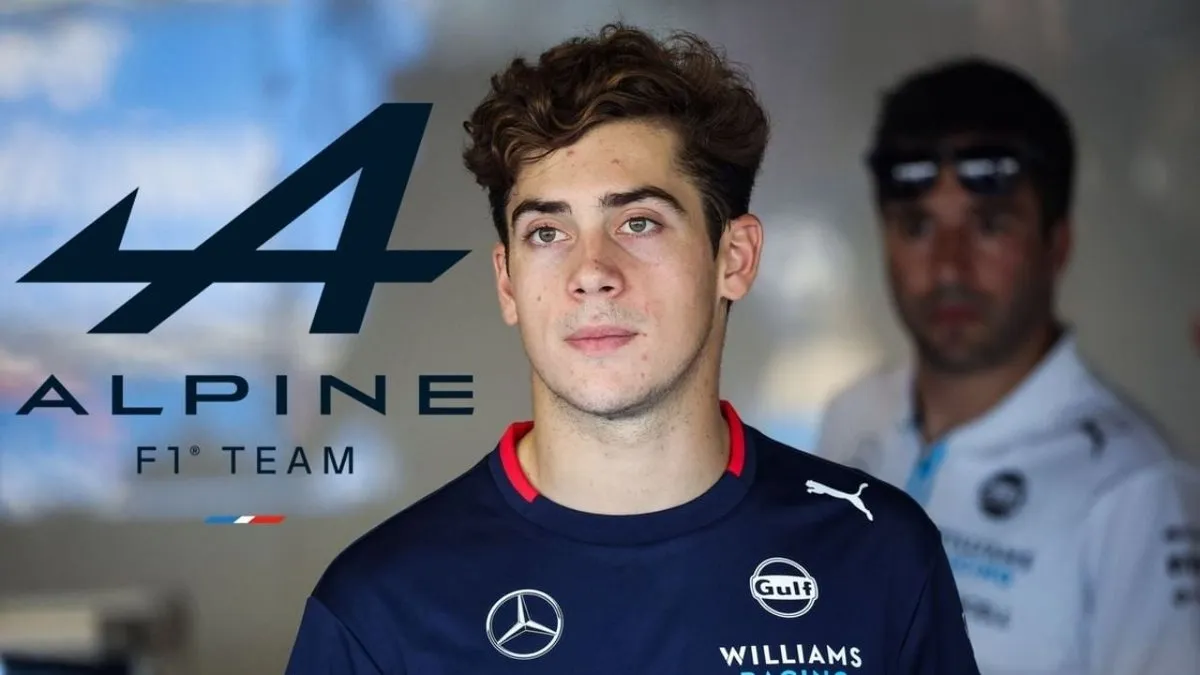 Franco Colapinto genera especulaciones sobre su posible llegada a Alpine.