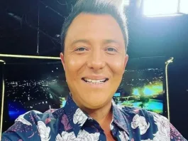 Sergio Rojas y Adriana Barrientos en medio de una intensa discusión.