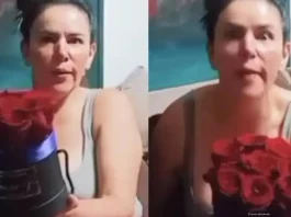 Anita Alvarado expresa su furia por un inesperado regalo de un admirador.