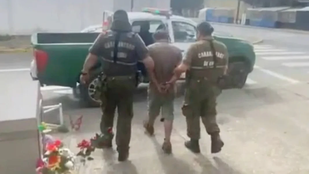 Detenido por provocar incendio forestal mientras cocinaba al aire libre en La Araucanía.