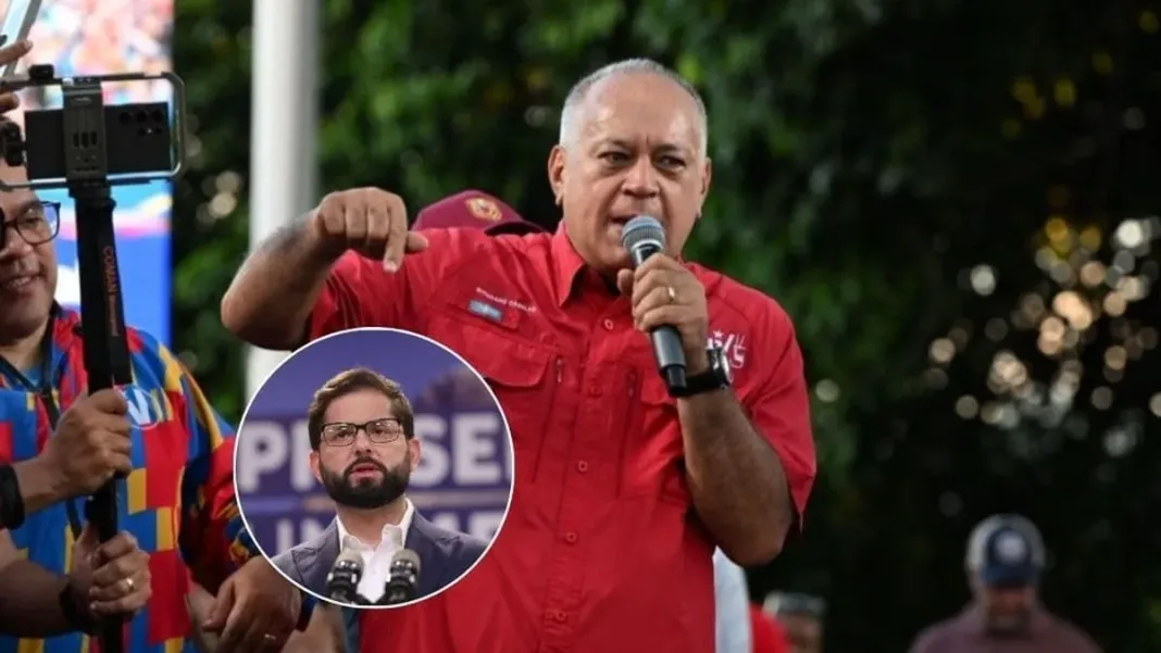 Diosdado Cabello critica a Boric: 