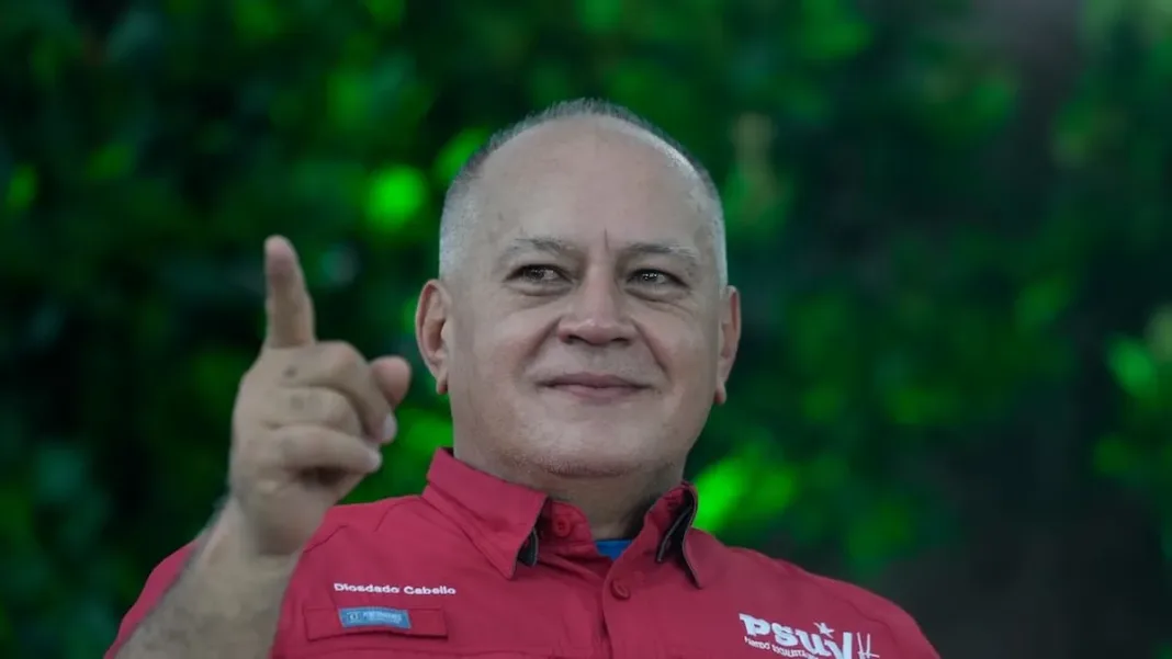 Diosdado Cabello lanza amenazas en la toma de posesión presidencial en Venezuela.