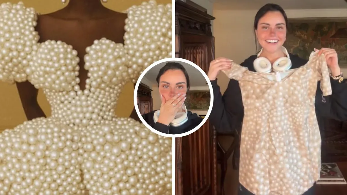 Emilia Dides comparte su experiencia con un vestido que no era lo que esperaba.