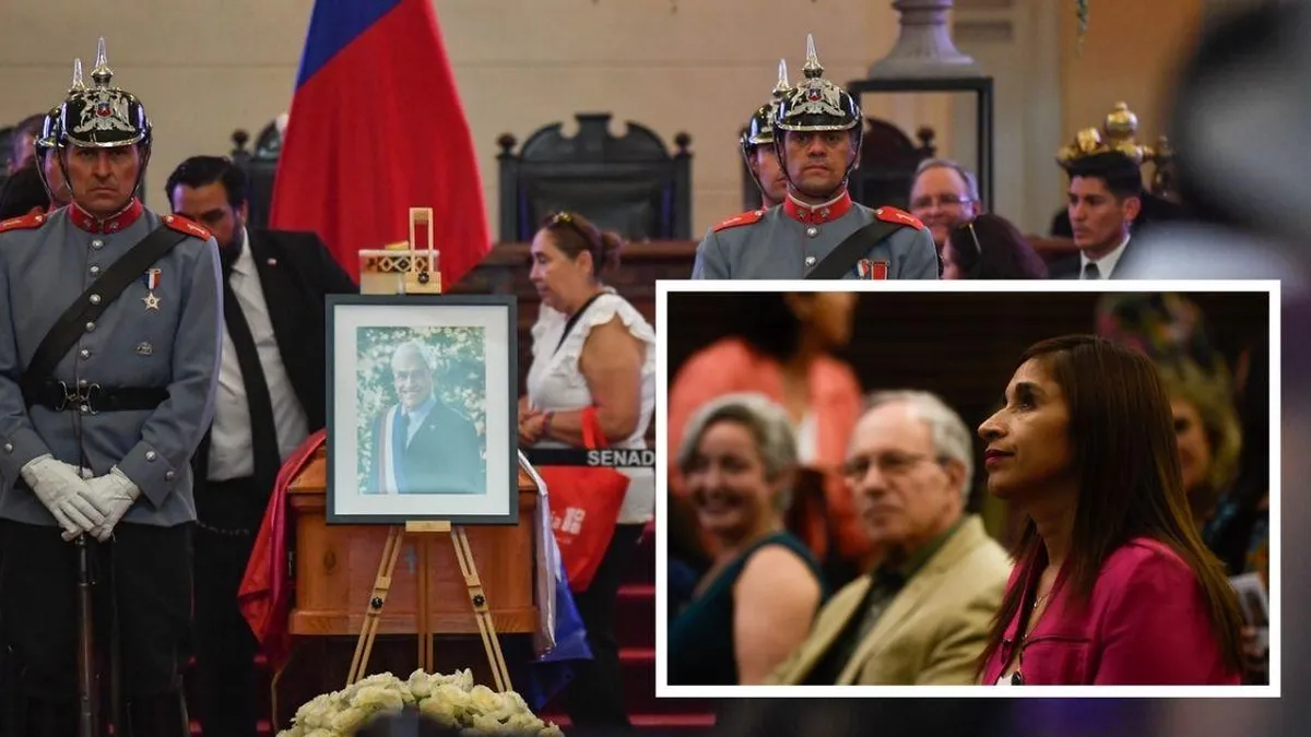 La senadora Campillai se opone a la estatua de Piñera en La Moneda.