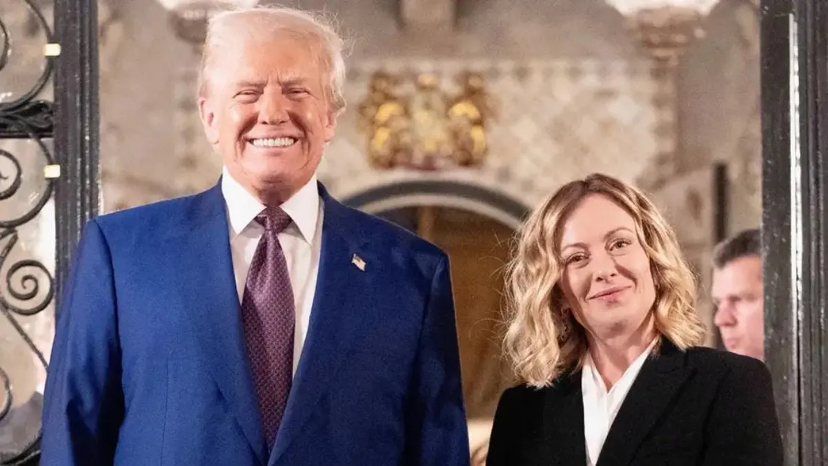 Meloni en Washington para la investidura de Trump