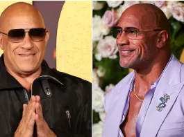 Globos de Oro 2025: Vin Diesel sorprende a Dwayne Johnson con un saludo inesperado.