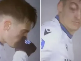 Impactante lesión en el fútbol: un jugador casi pierde un ojo al sonarse la nariz.