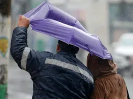 Pronóstico de lluvias y vientos para el centro sur este lunes 20 de enero.