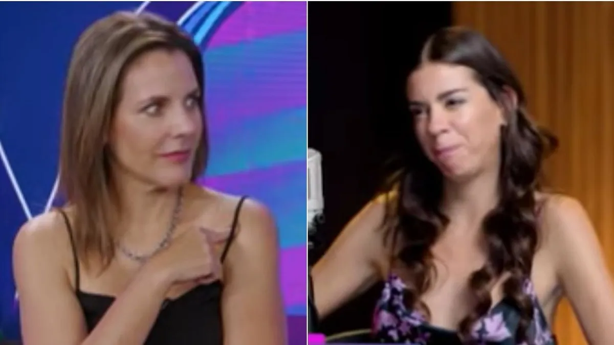 Julia Vial defiende la farándula ante críticas de un periodista.