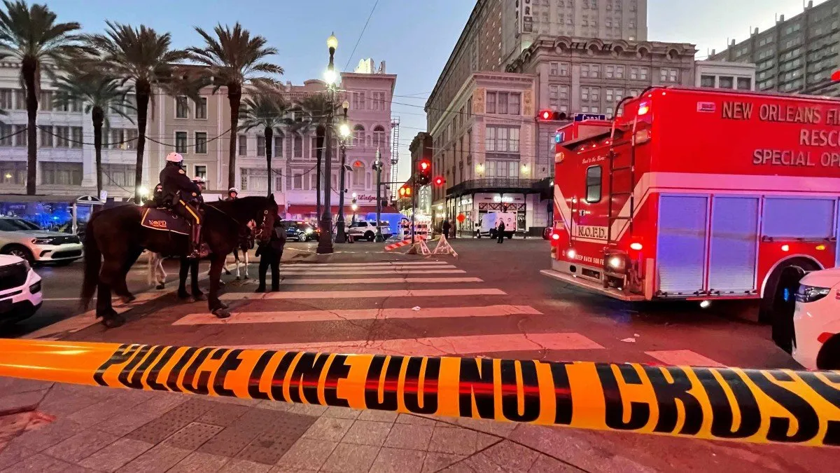 Tragedia en Nueva Orleans: un vehículo arrolla a la multitud