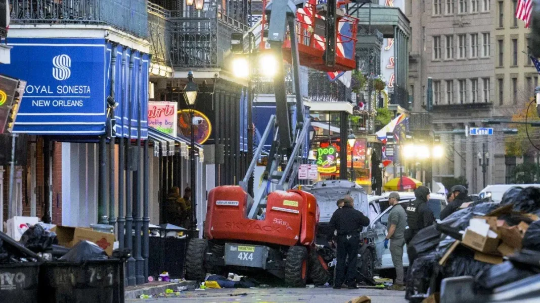 Tragedia en Nueva Orleans: un ataque con vehículo deja al menos 11 muertos.