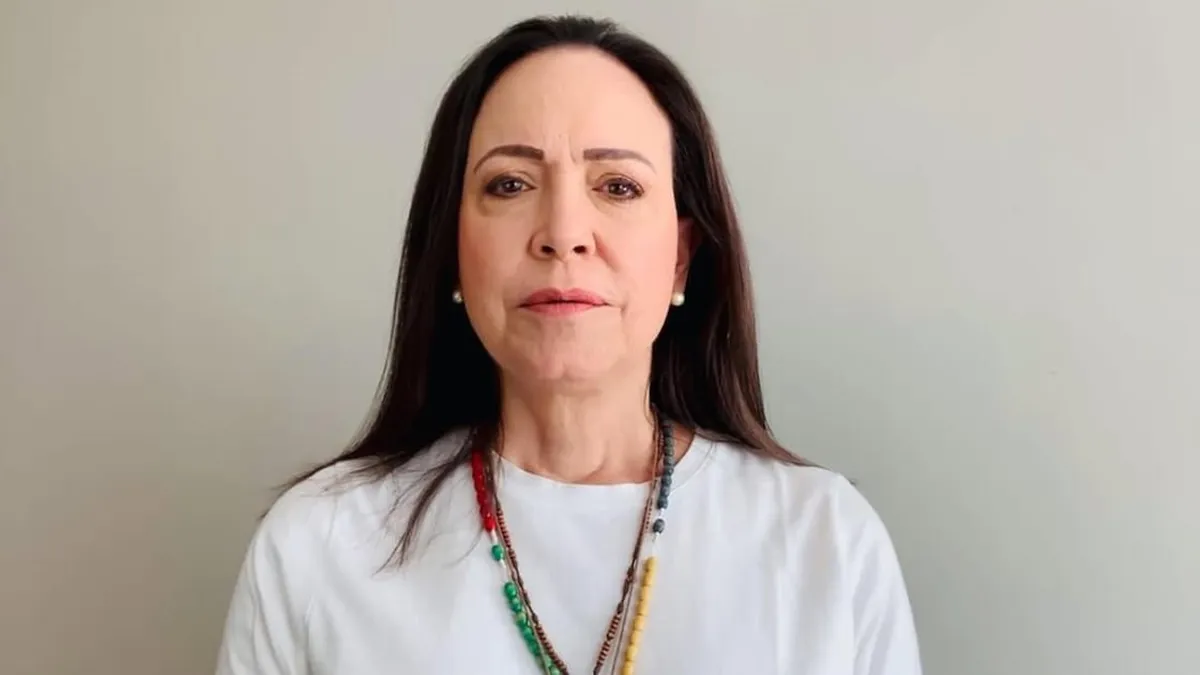 María Corina Machado: "El coraje de los venezolanos marca el fin de Maduro".