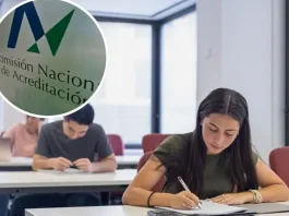 Universidades chilenas no acreditadas por la CNA tras resultados de la PAES 2025.