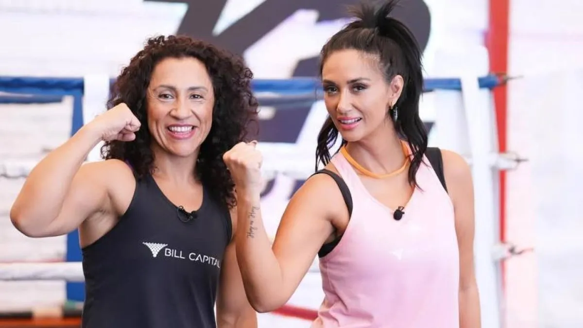 Pamela Díaz entrena con la 'Crespita' Rodríguez para su nuevo proyecto de luchas. Pamela Díaz entrena con la 'Crespita' Rodríguez para su nuevo proyecto de luchas.