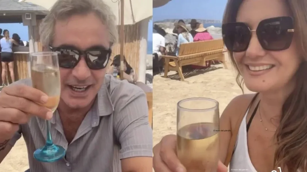 Priscilla Vargas y José Luis Repenning disfrutan de un coqueto reencuentro playero. Priscilla Vargas y José Luis Repenning disfrutan de un coqueto reencuentro playero.