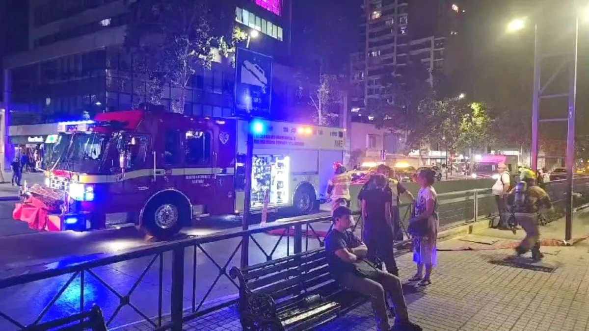 Incendio en Providencia: se originó en el estacionamiento subterráneo