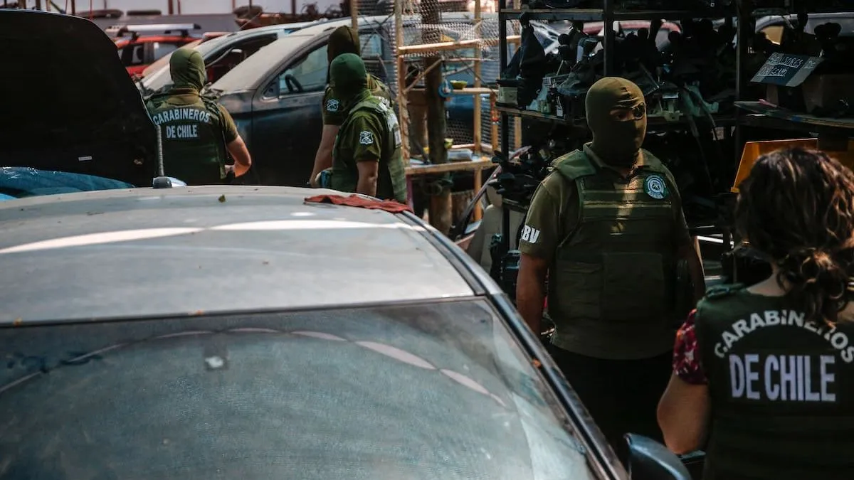 Detenidos por operar desarmadurías ilegales en Pudahuel