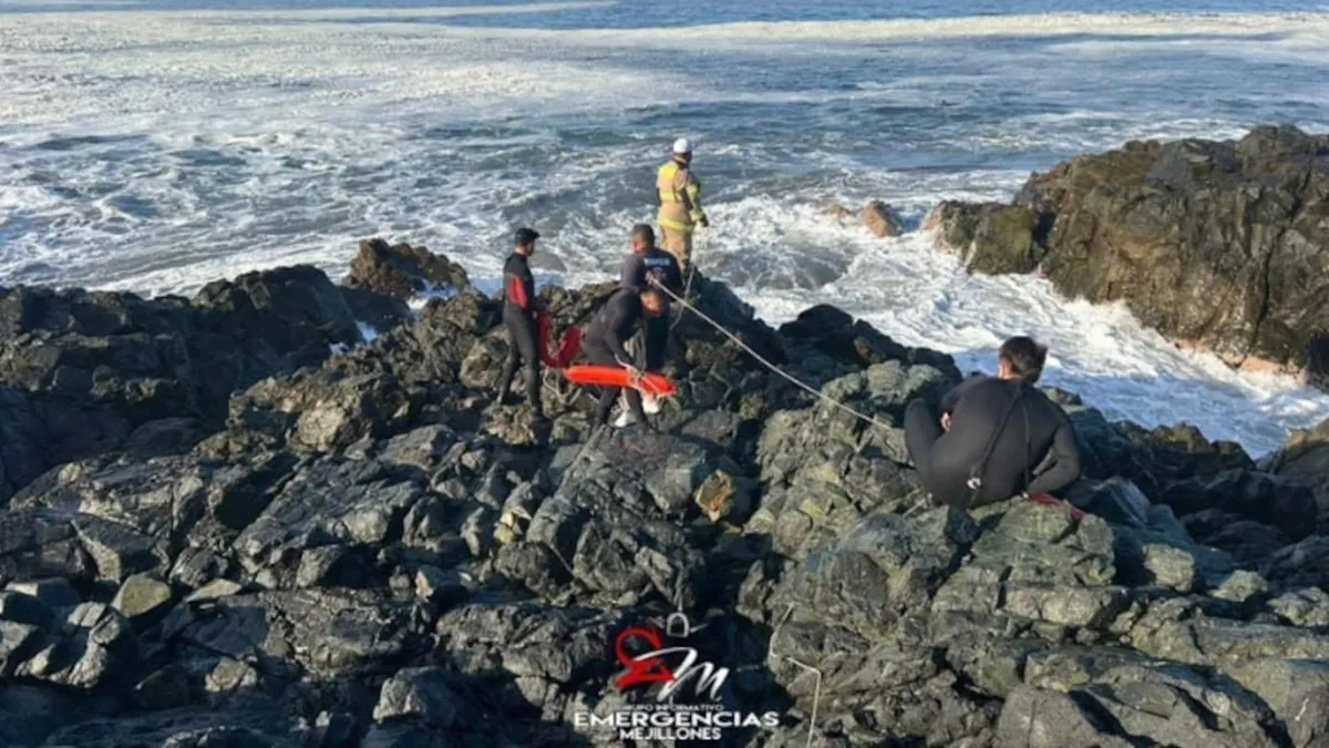 Tragedia en Mejillones: tres pescadores arrastrados por marejadas