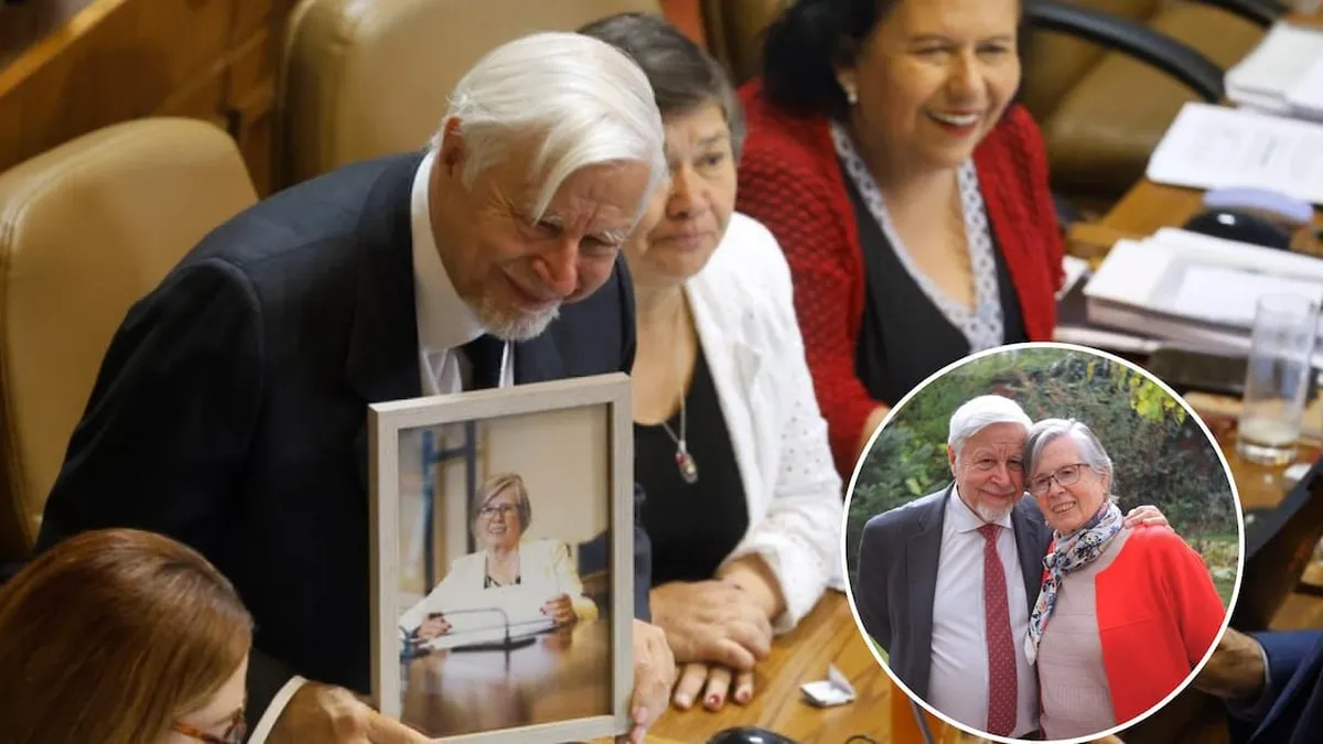 Emotivo momento en el Congreso: Roberto Celedón jura como diputado en honor a Mercedes.