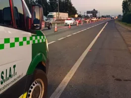 Trágico accidente en San Fernando: conductor fallece en choque en Ruta 5 Sur.