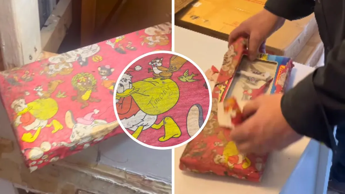 Un emotivo hallazgo: el regalo de Navidad de 1978 resurge del pasado.