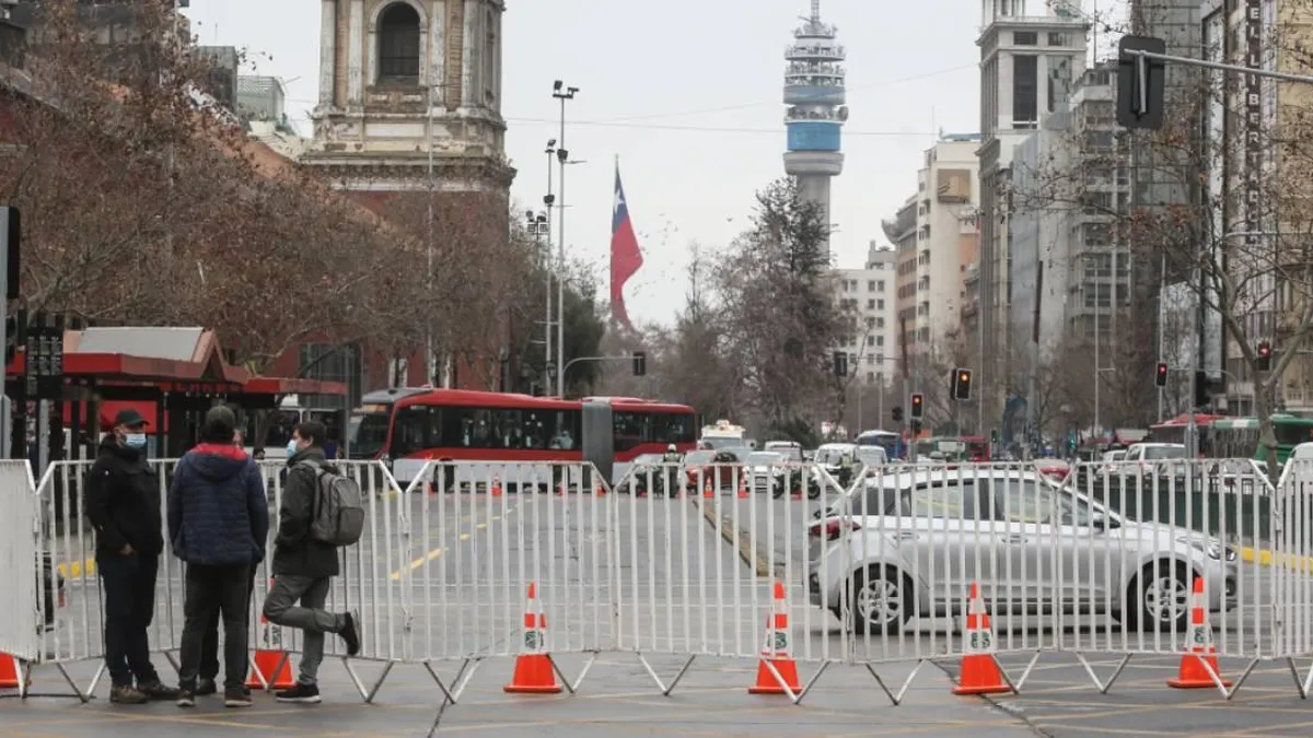 Cierre de la Alameda por el evento Santiago Te Amo este fin de semana.