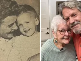 Un emotivo reencuentro tras 64 años: salvadora y niño se encuentran nuevamente.