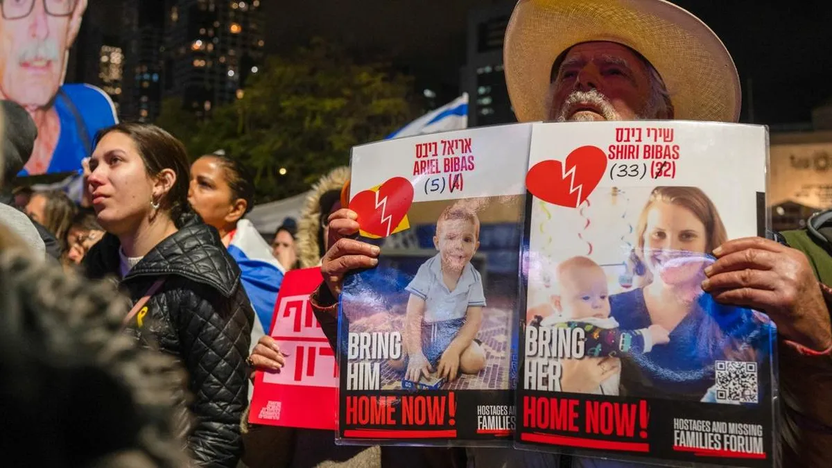 Netanyahu advierte: Hamás enfrentará consecuencias por no entregar a Shiri Bibas. Netanyahu advierte: Hamás enfrentará consecuencias por no entregar a Shiri Bibas.