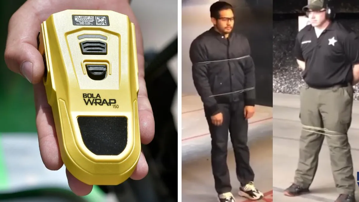 Alcaldes proponen que guardias usen la 'BolaWrap' Alcaldes proponen que guardias usen la 'BolaWrap'