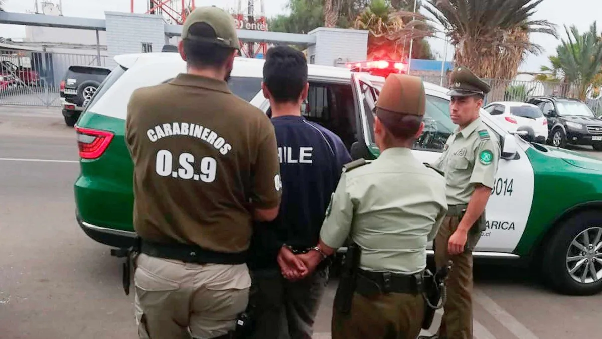 Detención de cinco sujetos en San Bernardo por venta de drogas