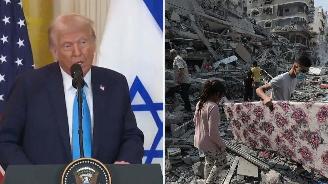 Trump declara el control de Gaza por EE.UU.; palestinos enfrentan una difícil decisión.