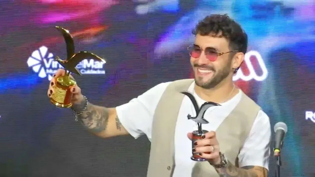 Edo Caroe elogia a su yerno Martín tras su éxito en el Festival de Viña.