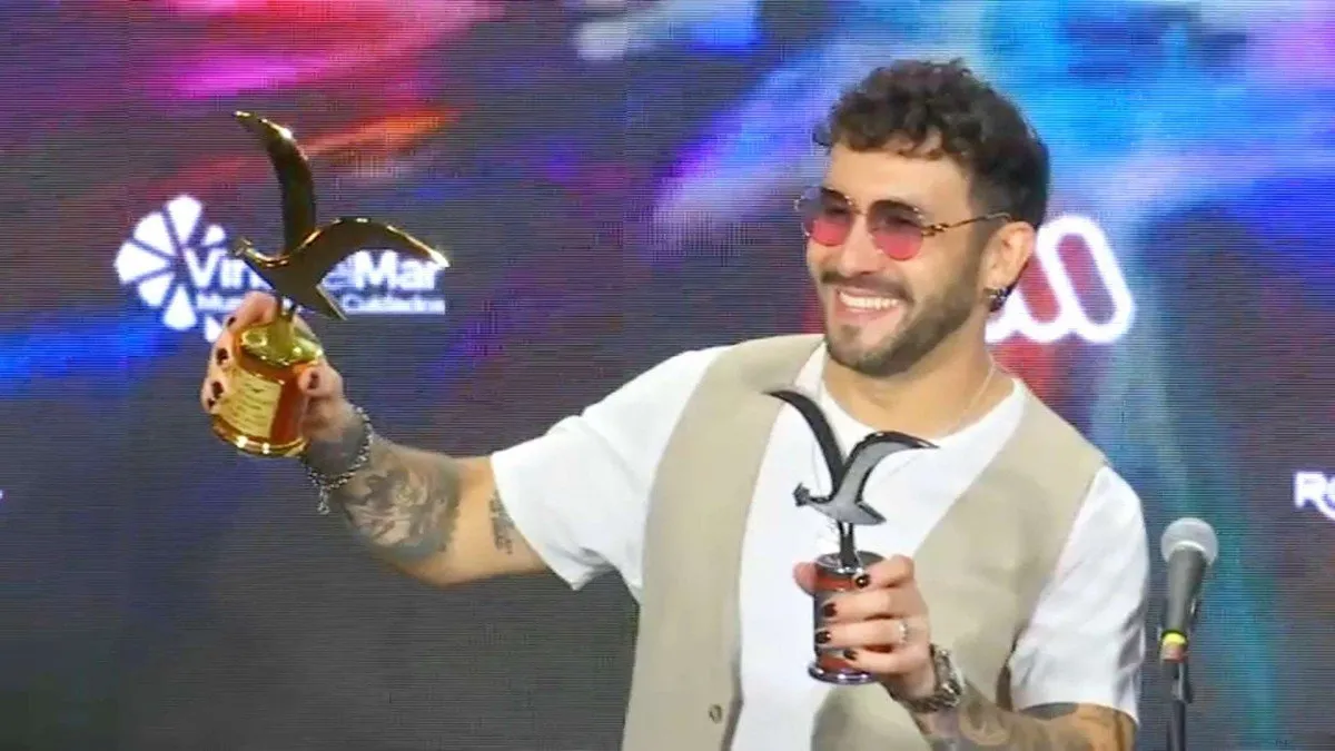 Edo Caroe elogia a su yerno Martín tras su éxito en el Festival de Viña.