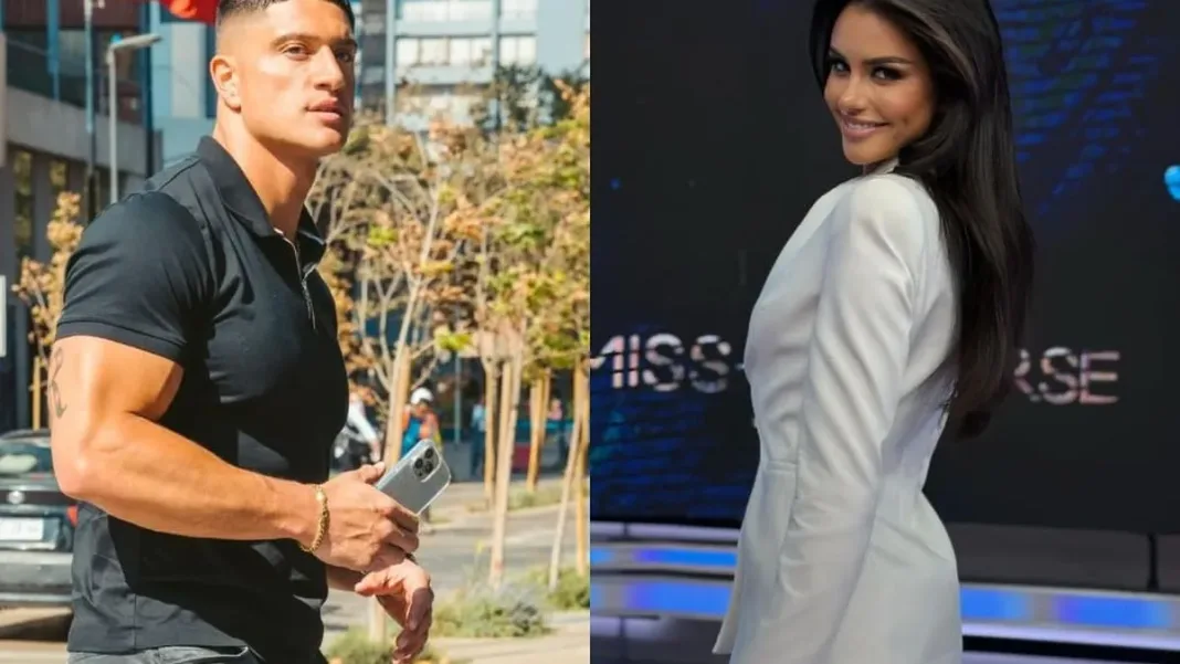 Emilia Dides y Sammis Reyes confirman su romance en la alfombra roja de Viña 2025.