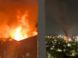Incendio en La Florida deja cuatro casas afectadas y varios heridos.