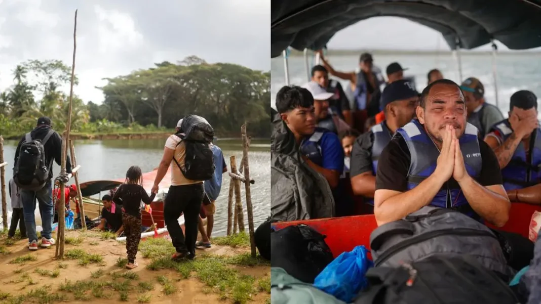 Venezolanos regresan a su país