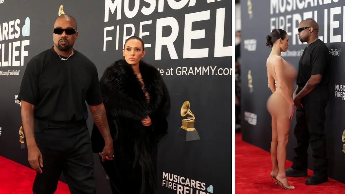 Kanye West y Bianca Censori