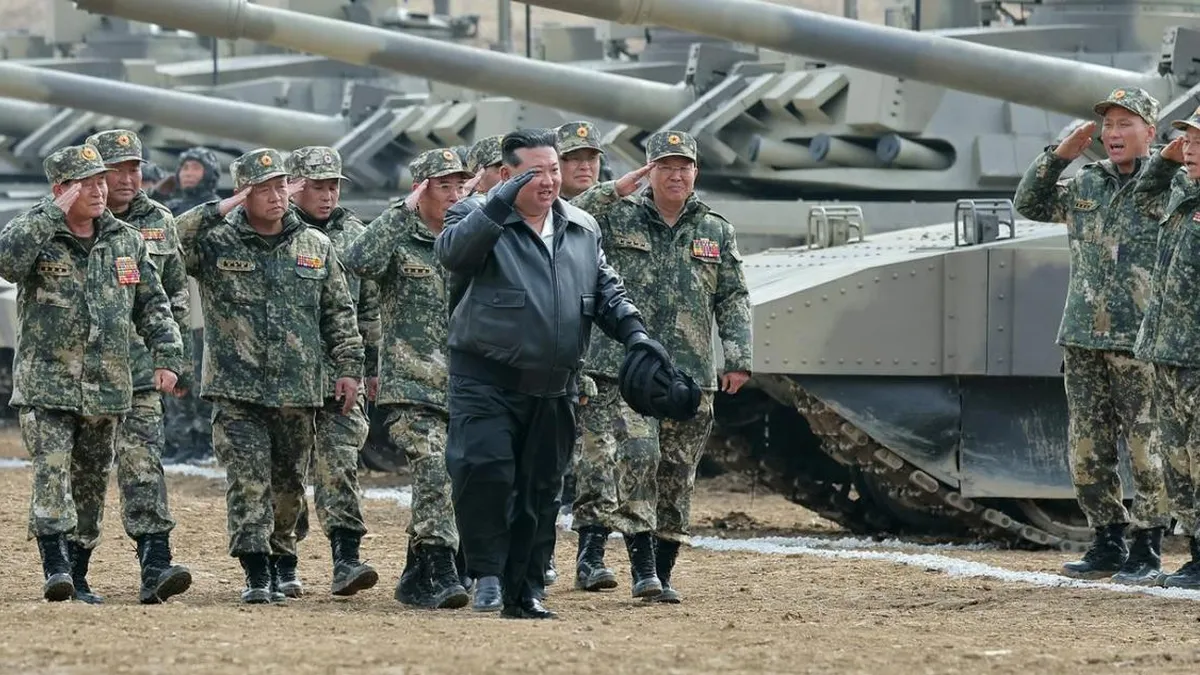 Kim Jong-un denuncia a EE. UU. por aumentar el riesgo de un conflicto global.