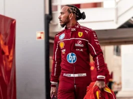 Lewis Hamilton y su primer mal trago con Ferrari: el accidente en los ensayos.
