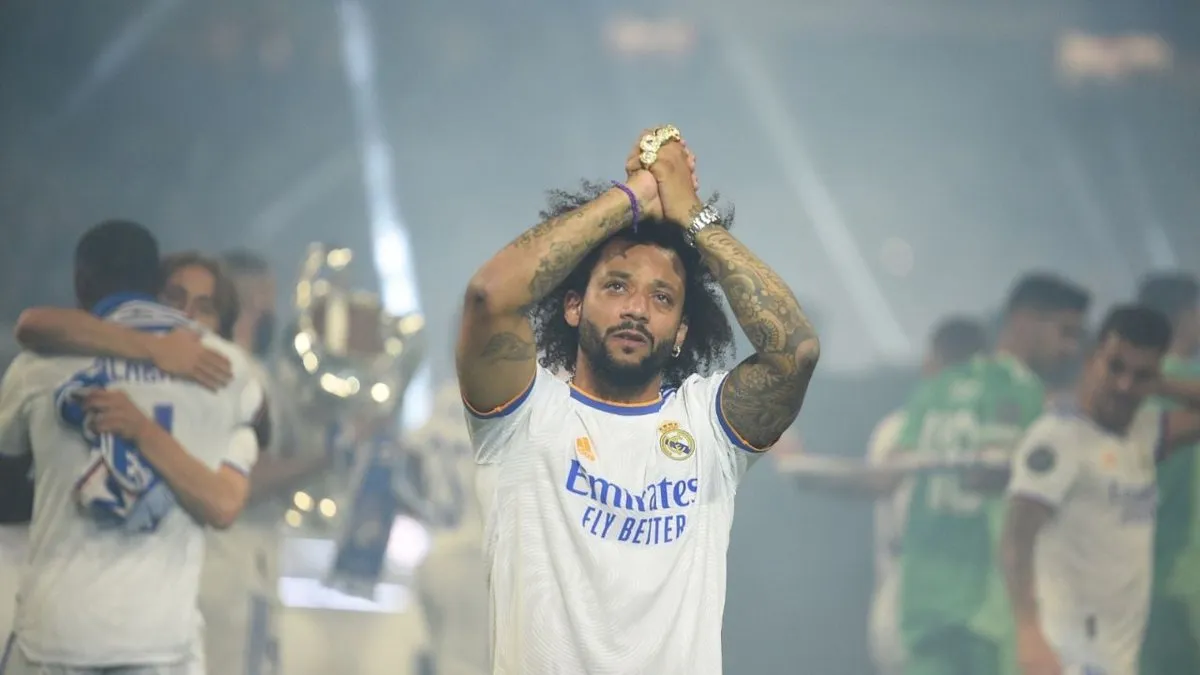 El Real Madrid rinde homenaje a Marcelo