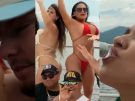 Fiesta exclusiva en yate: descubre los momentos más intensos en Brasil.